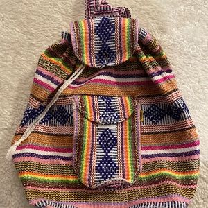 Handmade Knit Backpack